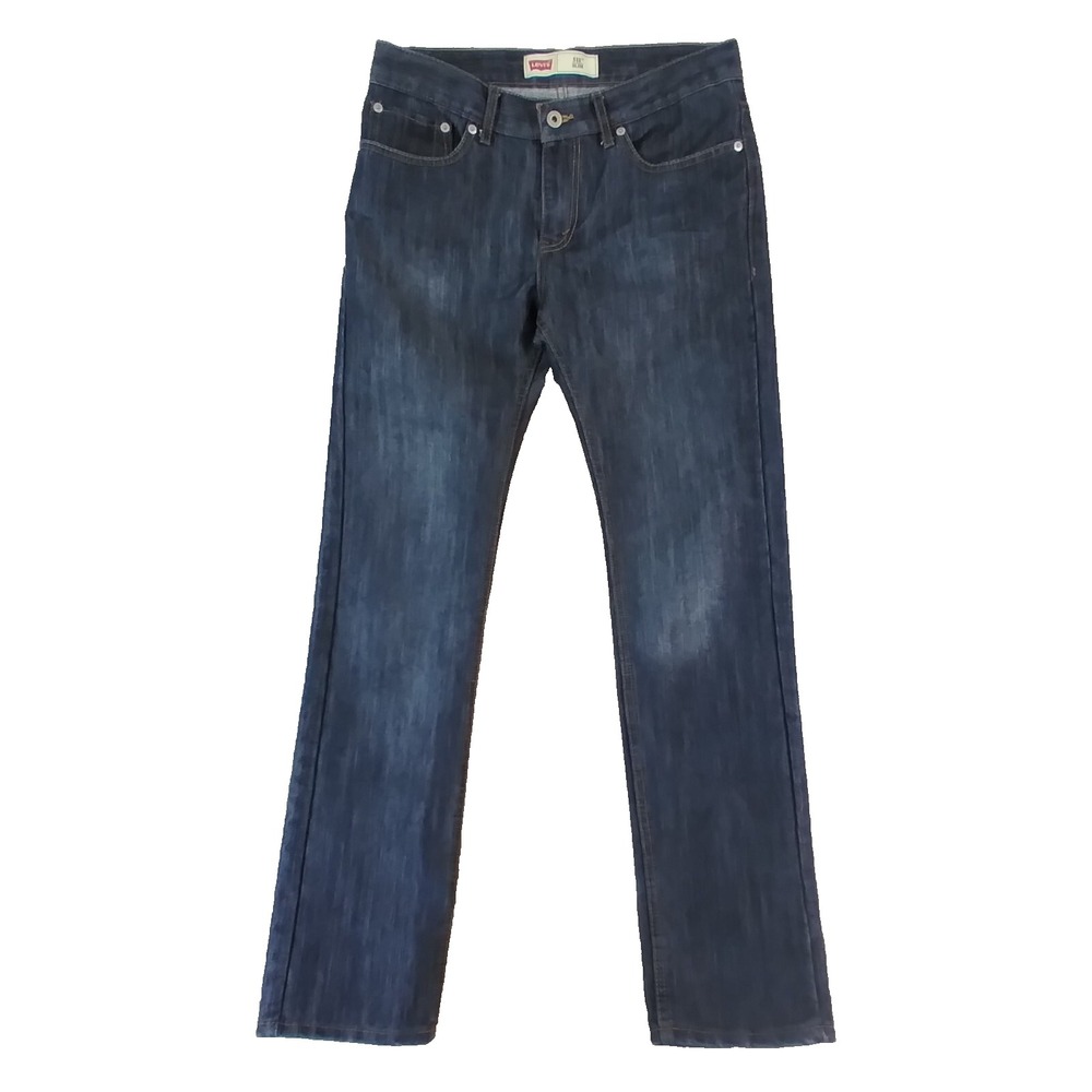 Levi's Jeans Kids 18 Blue 511 Slim Straight 100% Cotton Denim Pants 29x29